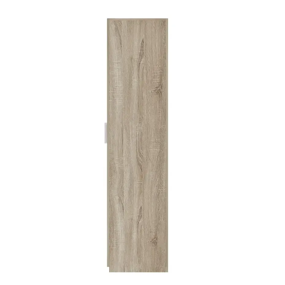 Interiax Kledingkast 'Mila' - Sonoma Eik - 3 Deurs - 180x120x42 cm