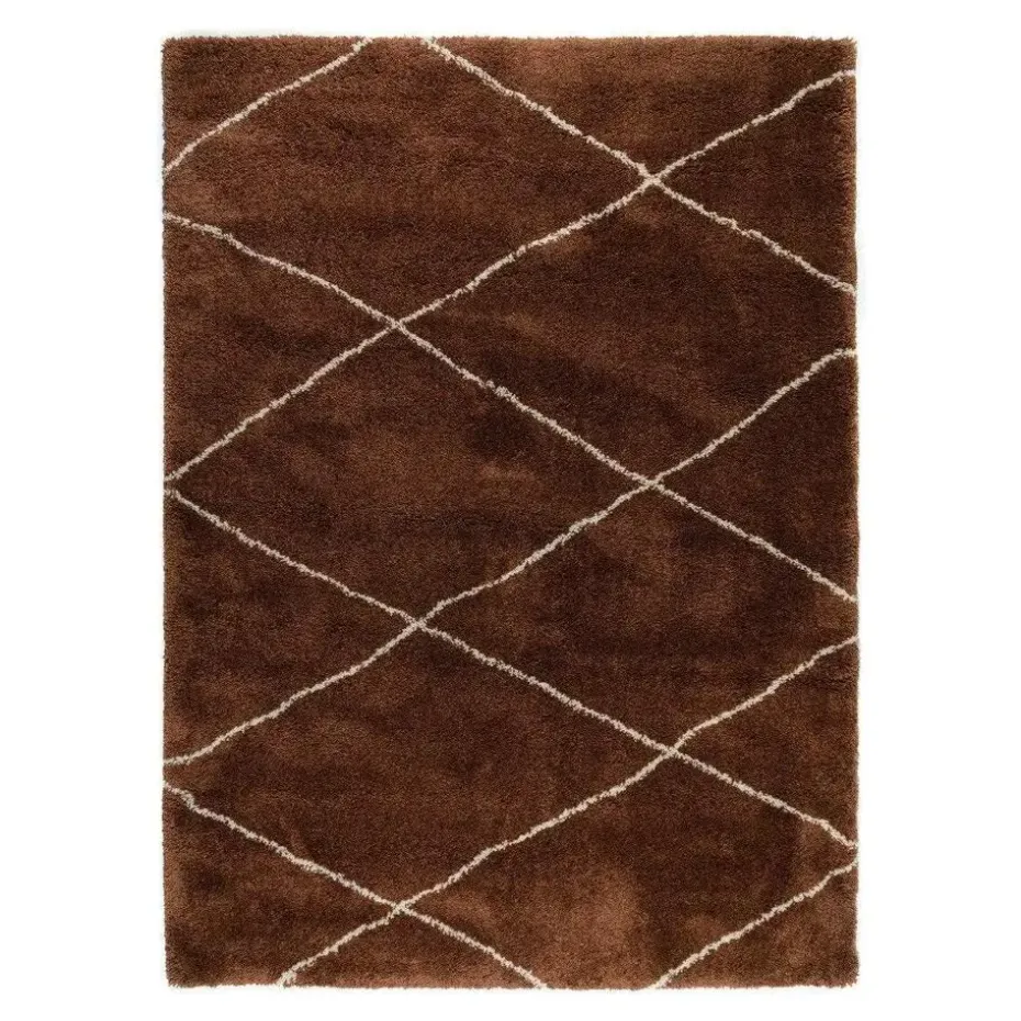Interieur05 berber vloerkleed Nea roest/creme - 230 x 160 cm