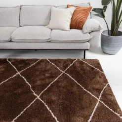 Interieur05 berber vloerkleed Nea roest/creme - 230 x 160 cm