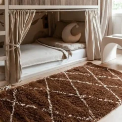 Interieur05 berber vloerkleed Nea roest/creme - 230 x 160 cm