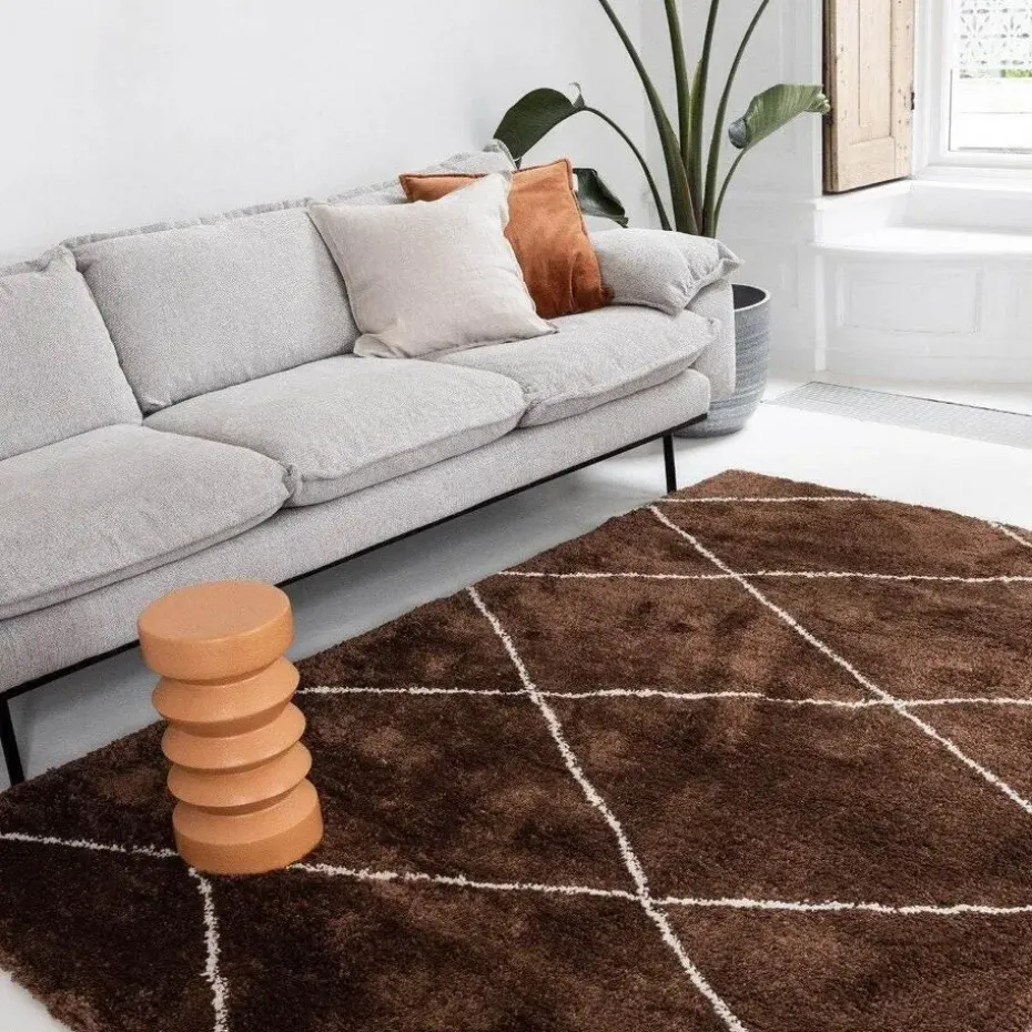 Interieur05 berber vloerkleed Nea roest/creme - 330 x 240 cm