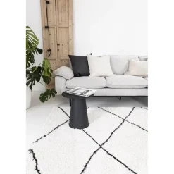 Interieur05 berber vloerkleed Nea wit/zwart - 330 x 240 cm