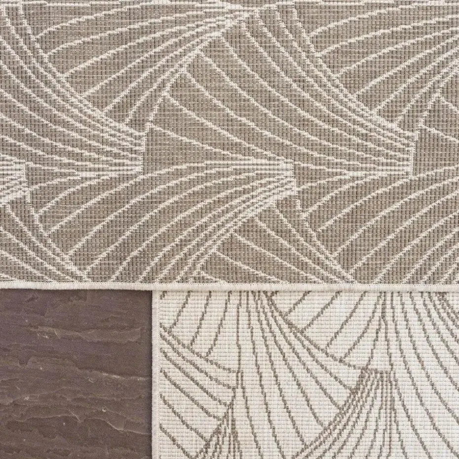 Interieur05 Buitenkleed Deco bruin/grijs - 230 x 160 cm