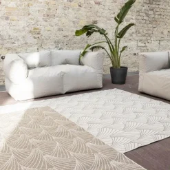 Interieur05 Buitenkleed Deco bruin/grijs - 230 x 160 cm