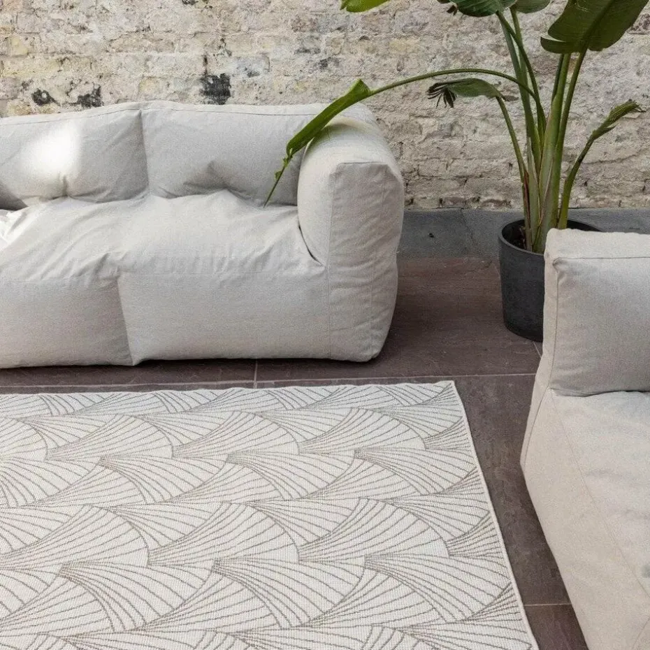 Interieur05 Buitenkleed Deco bruin/grijs - 230 x 160 cm