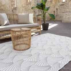 Interieur05 Buitenkleed Deco bruin/grijs - 340 x 240 cm