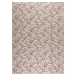 Interieur05 Buitenkleed Deco roest/wit - 290 x 200 cm