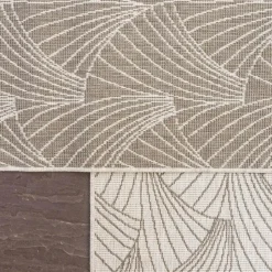 Interieur05 Buitenkleed Deco bruin/grijs - 290 x 200 cm