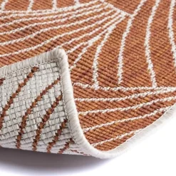 Interieur05 Buitenkleed Deco roest/wit - 340 x 240 cm