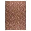 Interieur05 Buitenkleed Deco roest/wit - 230 x 160 cm