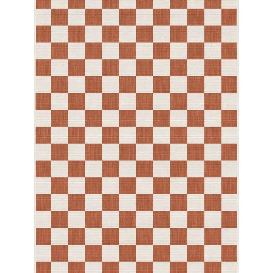 Interieur05 buitenkleed roest Level - 340 x 240 cm