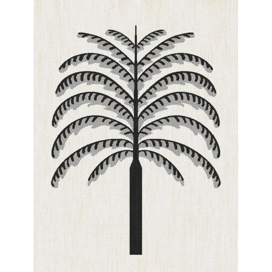 Interieur05 buitenkleed zwart/wit Breeze - 340 x 240 cm