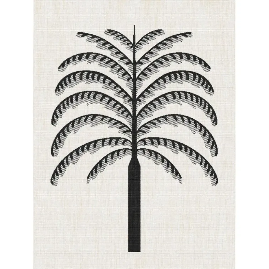 Interieur05 buitenkleed zwart/wit Breeze - 290 x 200 cm