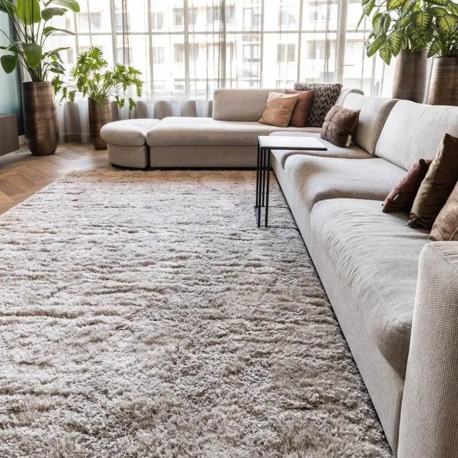 Interieur05 Hoogpolig vloerkleed Fender wit/creme - 230 x 160 cm