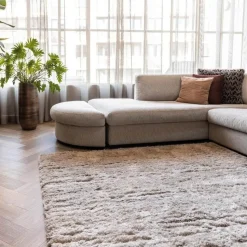 Interieur05 Hoogpolig vloerkleed Fender wit/creme - 230 x 160 cm