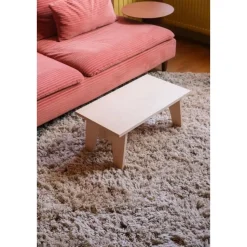 Interieur05 hoogpolig vloerkleed polyester Pilo groen/beige - 160 x 160 cm