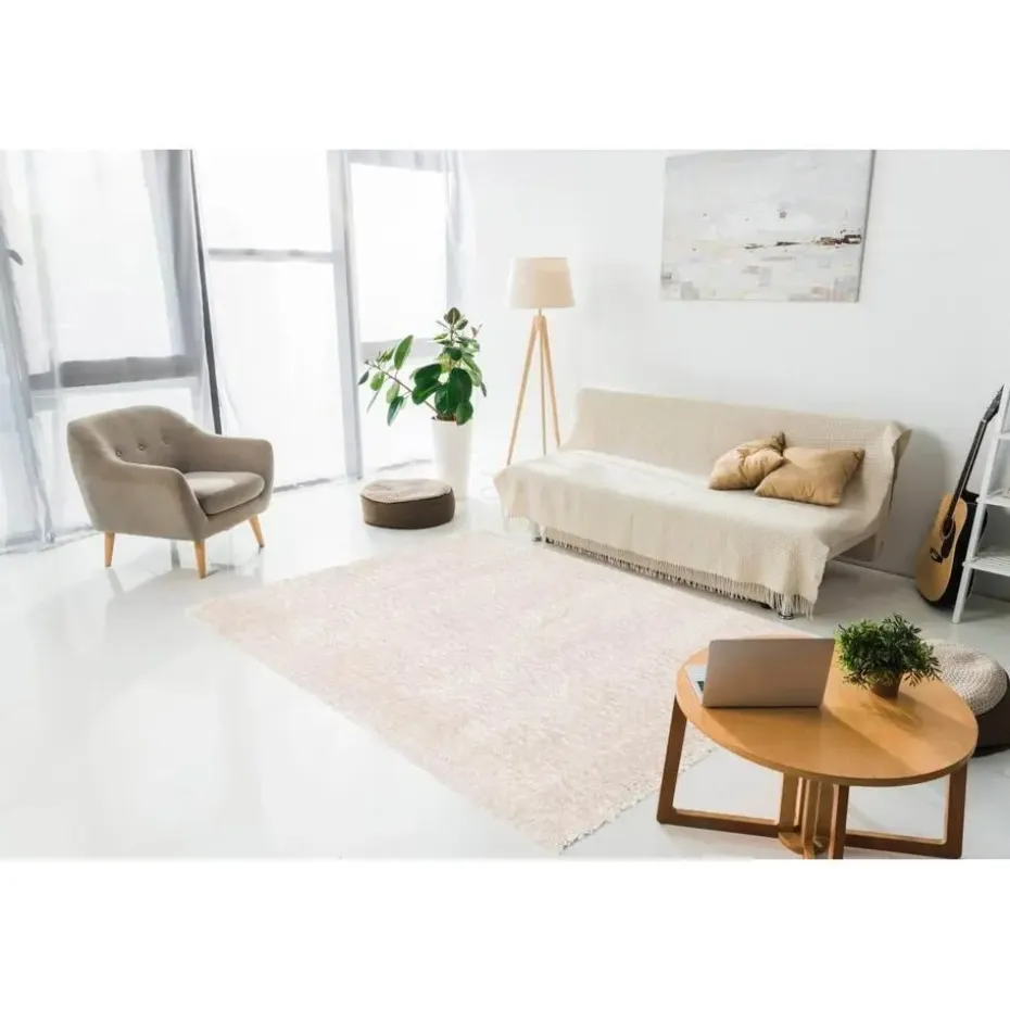Interieur05 Hoogpolig vloerkleed Fender wit/creme - 340 x 240 cm