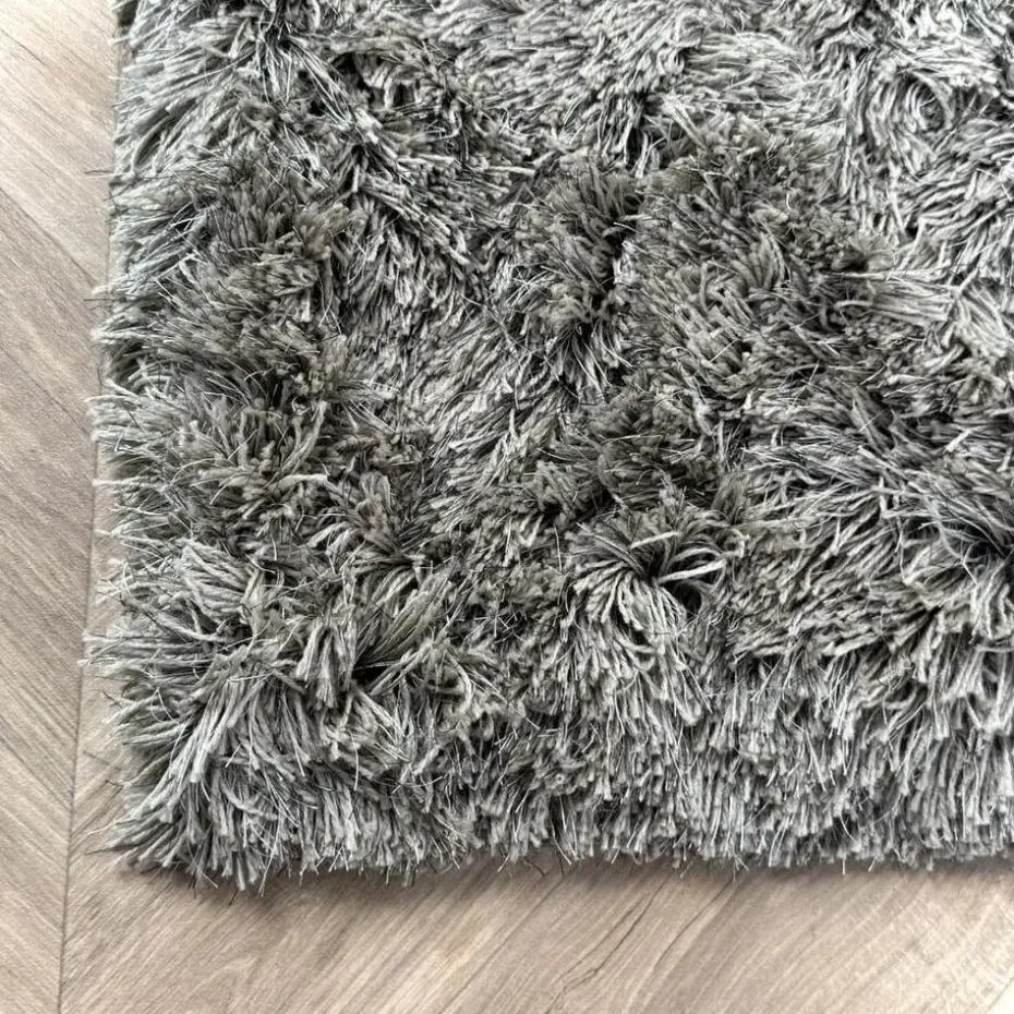 Interieur05 Hoogpolig vloerkleed Nika Antraciet - 240 x 340 cm