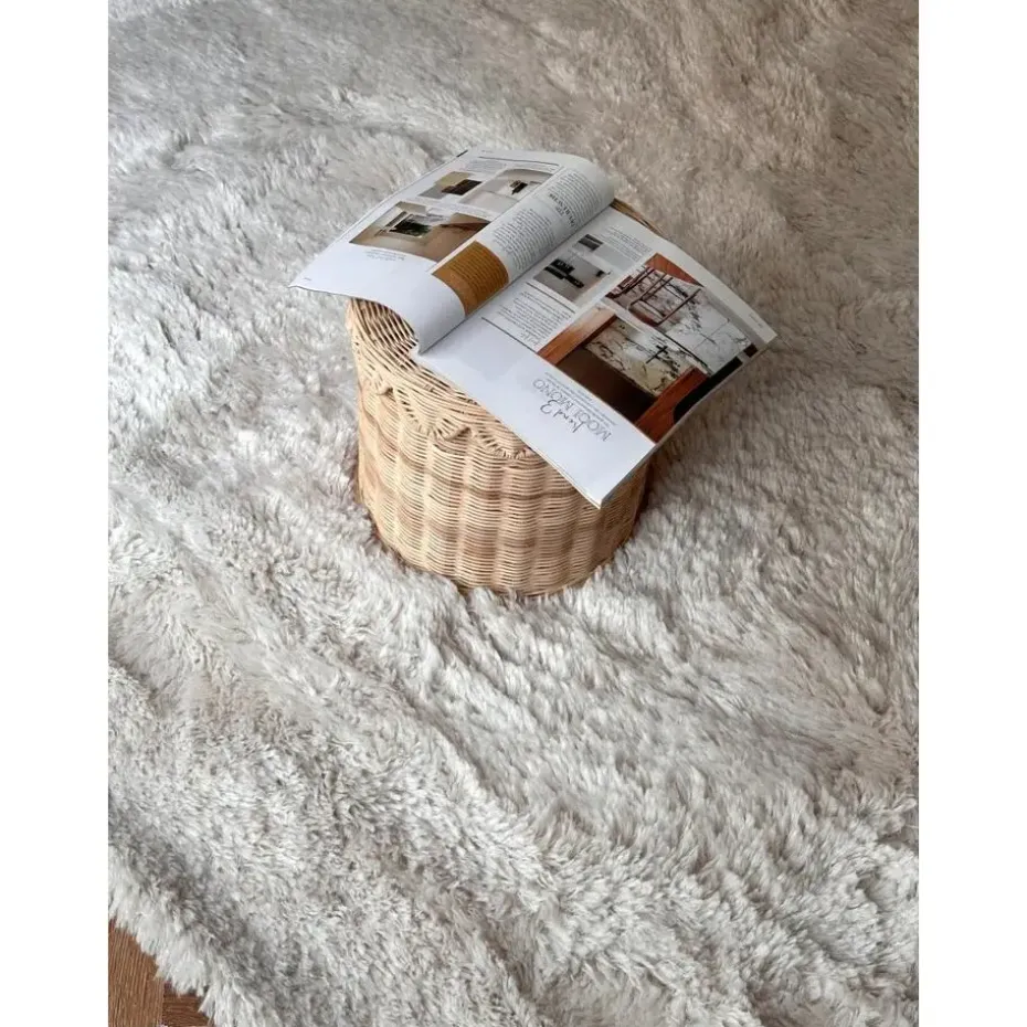 Interieur05 hoogpolig vloerkleed Furr beige - 160 x 230 cm