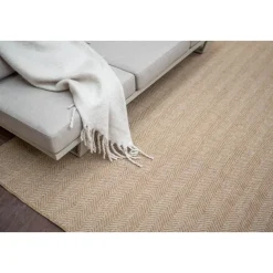 Interieur05 Jute buitenkleed naturel zigzag - 230 x 160 cm
