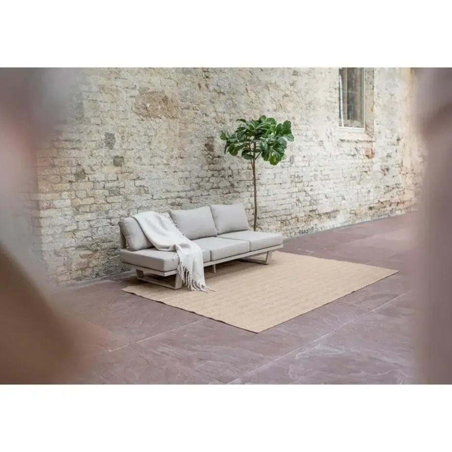Interieur05 Jute buitenkleed naturel zigzag - 340 x 240 cm