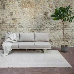 Interieur05 Jute buitenkleed naturel zigzag - 340 x 240 cm