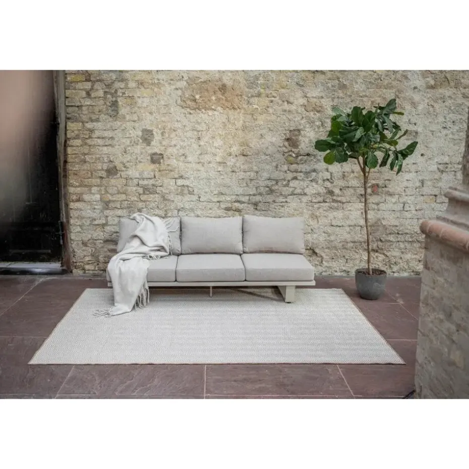 Interieur05 Jute buitenkleed naturel zigzag - 340 x 240 cm