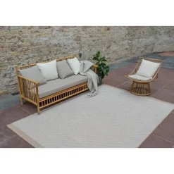Interieur05 Jute buitenkleed naturel border - 230 x 160 cm