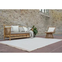 Interieur05 Jute buitenkleed naturel border - 290 x 200 cm