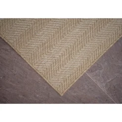 Interieur05 Jute buitenkleed naturel zigzag - 380 x 280 cm