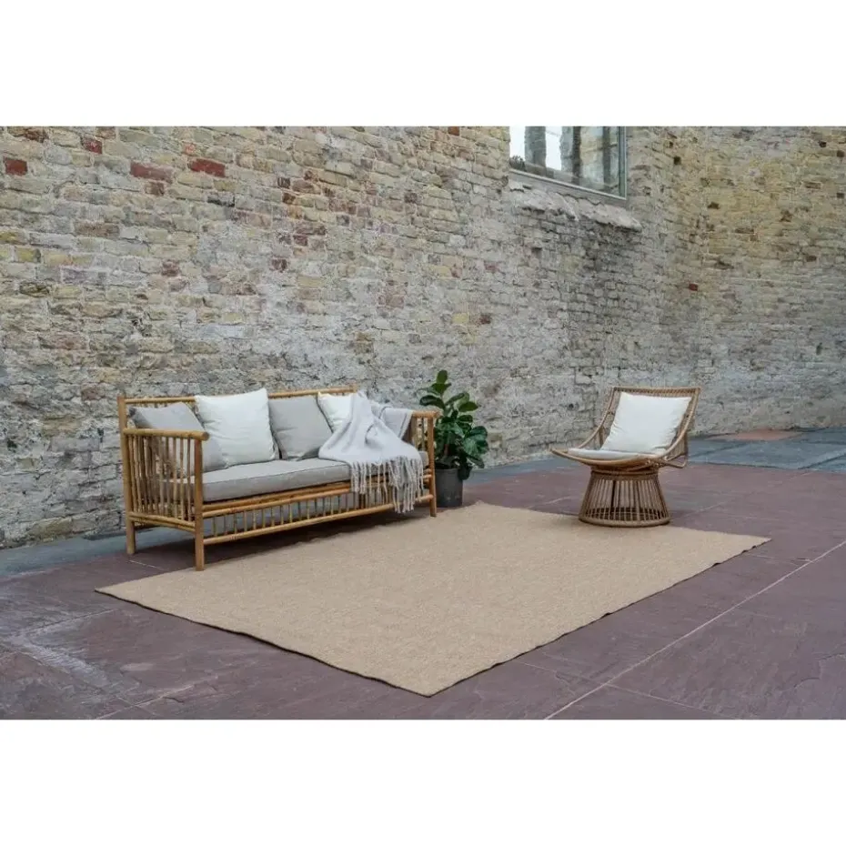 Interieur05 Jute buitenkleed naturel uni - 290 x 200 cm
