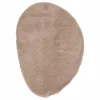 Interieur05 organisch hoogpolig vloerkleed Furr Stone bruin - 160 x 230 cm