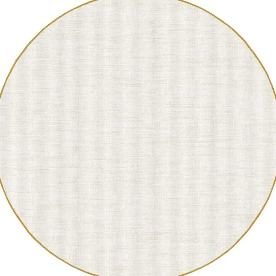 Interieur05 rond buitenkleed geel/okergeel Tone - 200 x 200 cm
