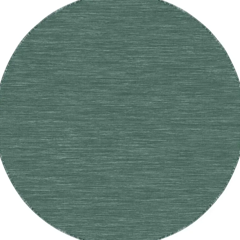 Interieur05 rond buitenkleed groen Tone - 240 x 240 cm