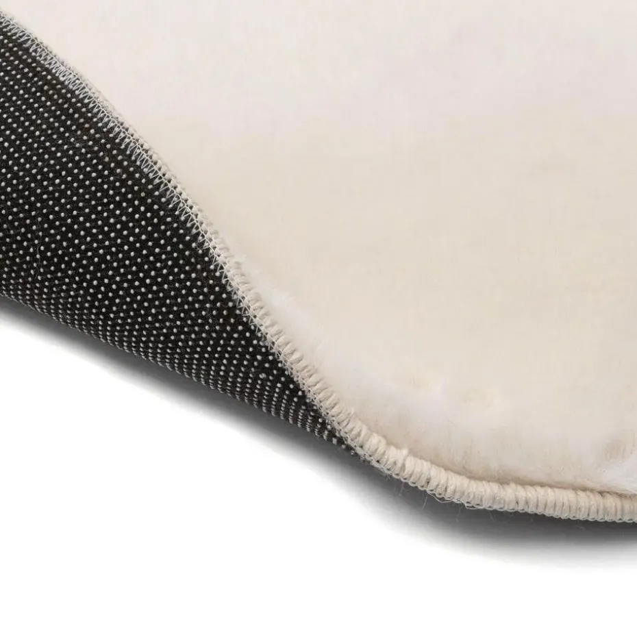 Interieur05 Rond Hoogpolig Vloerkleed Lux Creme - 200 x 200 cm