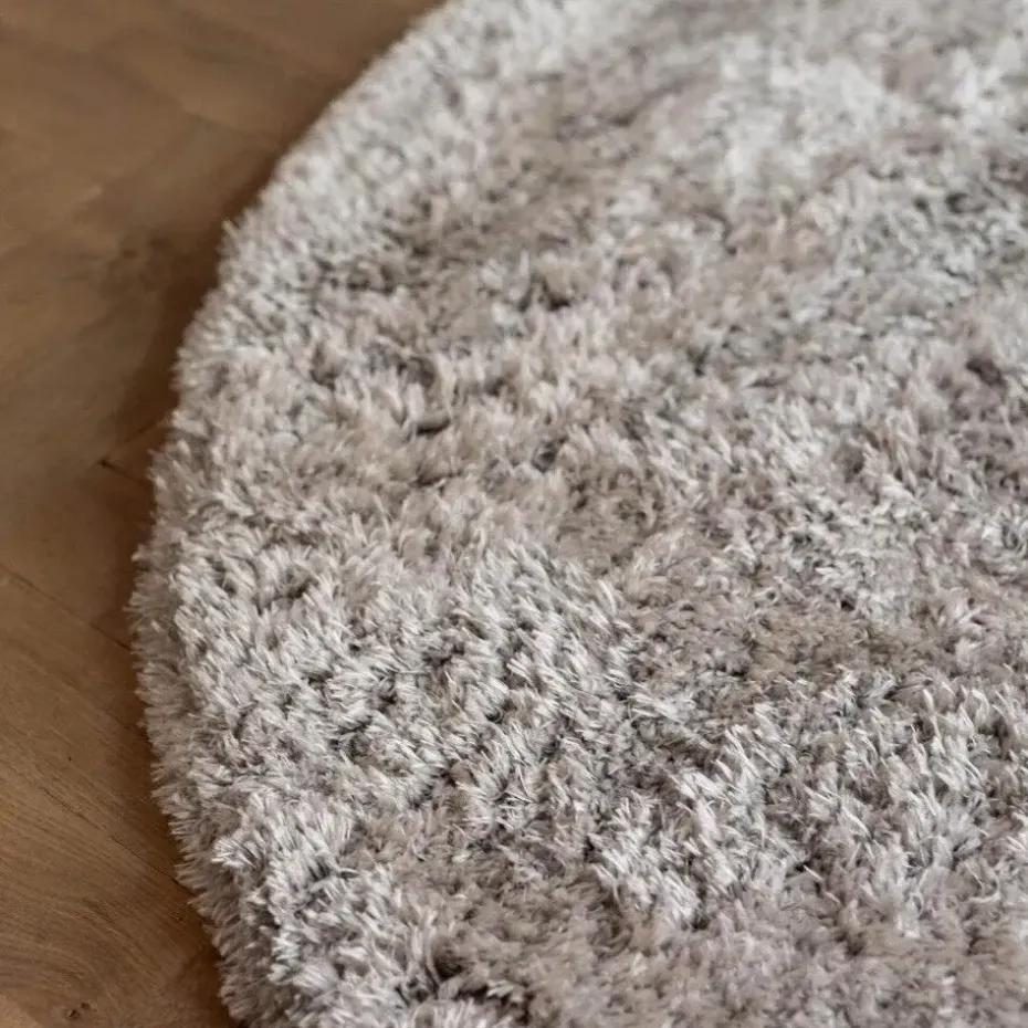 Interieur05 rond vloerkleed Fender wit/creme - 200 x 200 cm