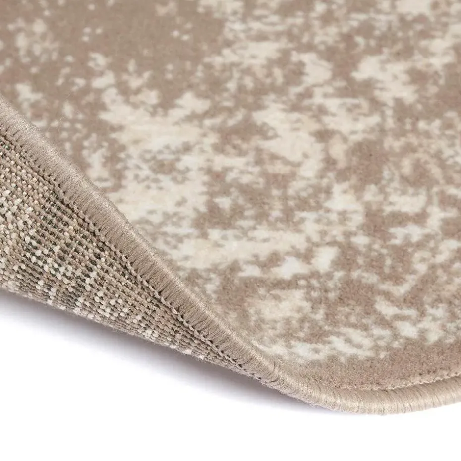 Interieur05 rond vloerkleed Keshan taupe/bruin - 160 x 160 cm