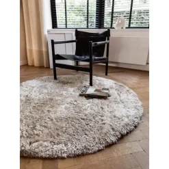 Interieur05 rond vloerkleed Fender wit/creme - 240 x 240 cm