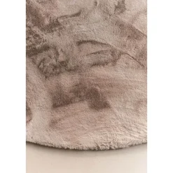 Interieur05 rond vloerkleed Lux beige/taupe - 200 x 200 cm