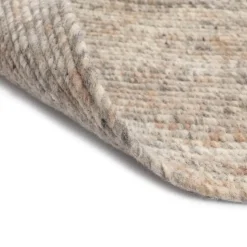 Interieur05 rond vloerkleed Gapo grijs/bruin - 180 x 180 cm