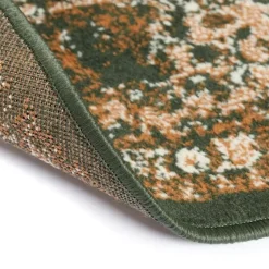Interieur05 rond vloerkleed Keshan groen - 190 x 190 cm