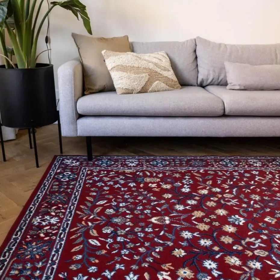 Interieur05 vintage Vloerkleed Nazly Rood/Blauw - 280 x 190 cm