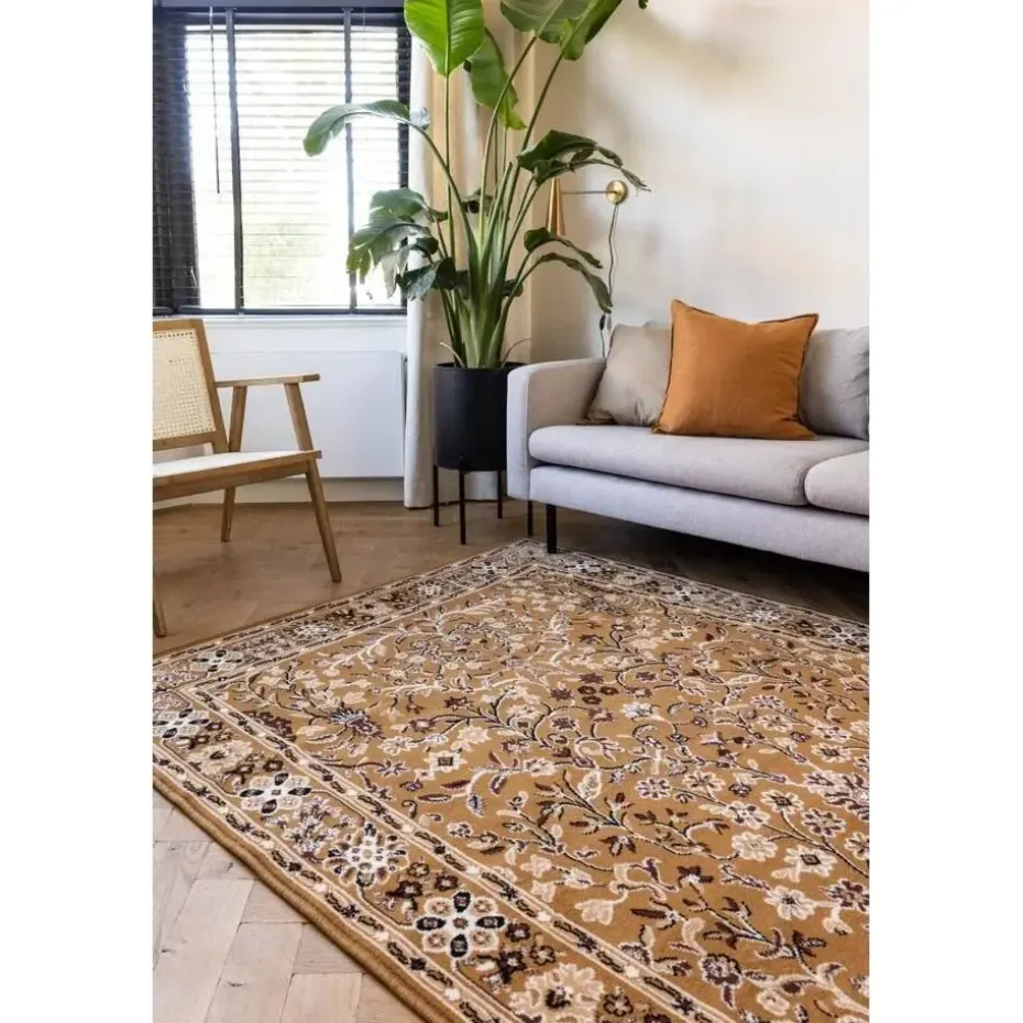 Interieur05 vintage Vloerkleed Nazly Geel - 280 x 190 cm