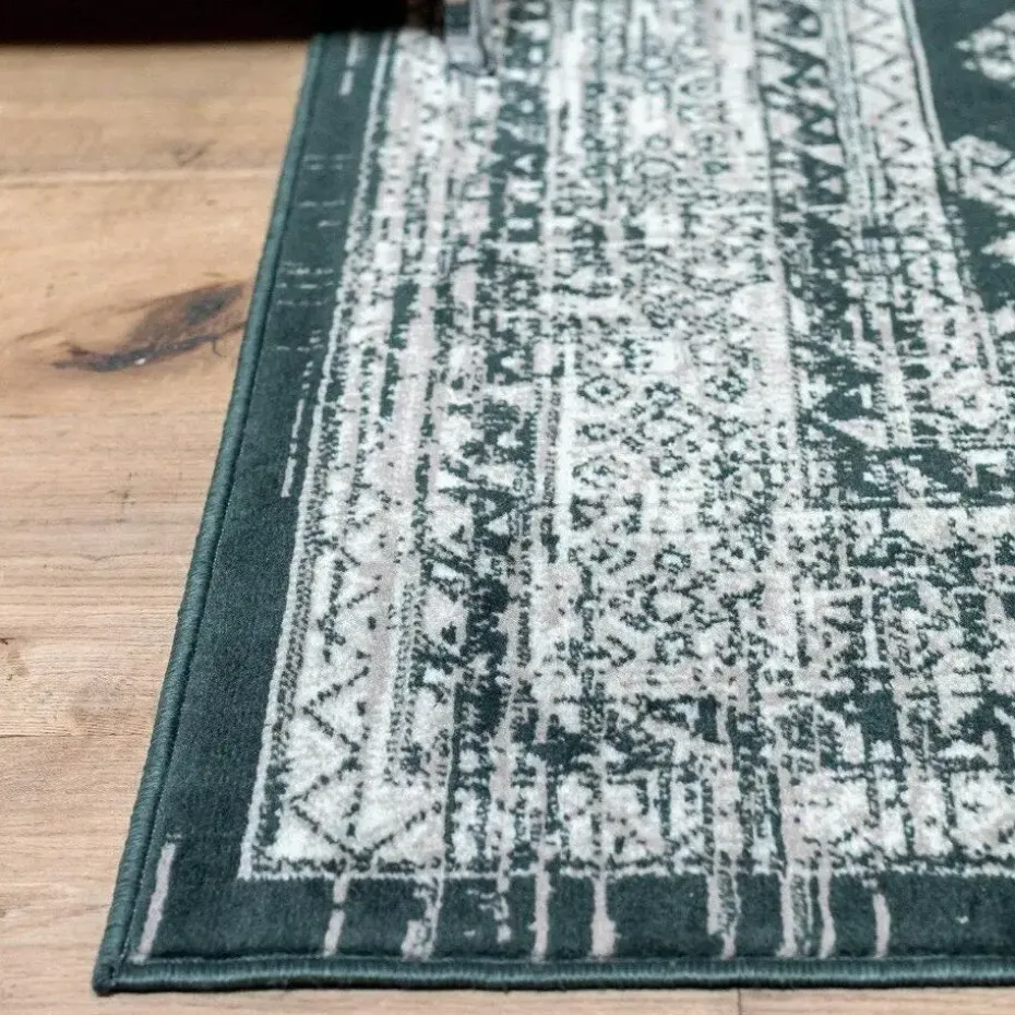 Interieur05 Vintage Vloerkleed Aila Groen - 280 x 190 cm