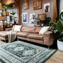 Interieur05 Vintage Vloerkleed Aila Groen - 280 x 190 cm