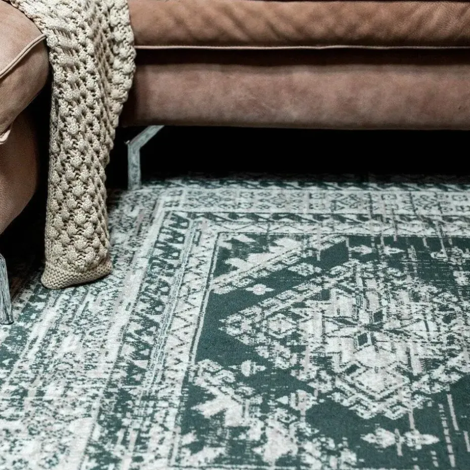 Interieur05 Vintage Vloerkleed Aila Groen - 230 x 160 cm