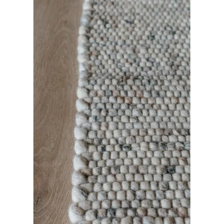 Interieur05 Wollen Vloerkleed beige/wit gemeleerd Vik - 230 x 160 cm
