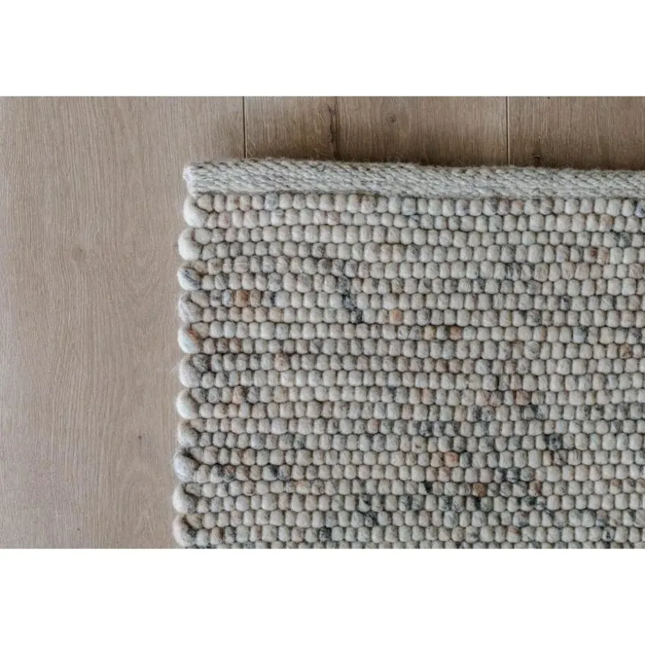 Interieur05 Wollen Vloerkleed beige/wit gemeleerd Vik - 230 x 160 cm