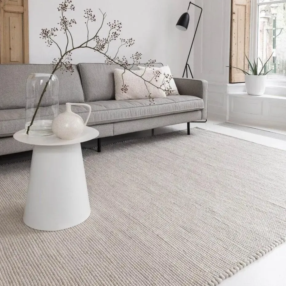 Interieur05 Wollen Vloerkleed Ivoor wit Vik - 340 x 240 cm