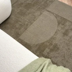 Interieur05 wollen vloerkleed groen Twig - 230 x 160 cm